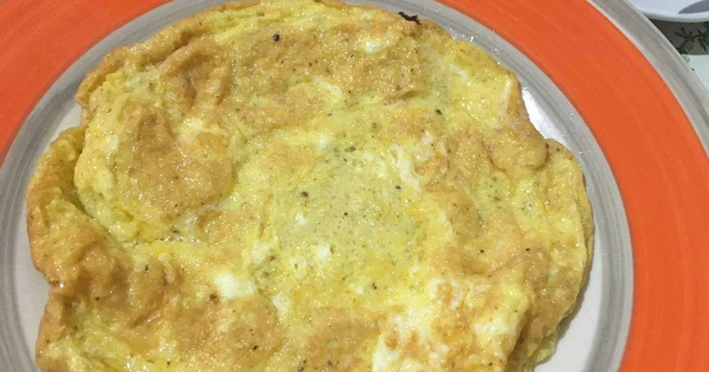 طبق بيض مقلى*
