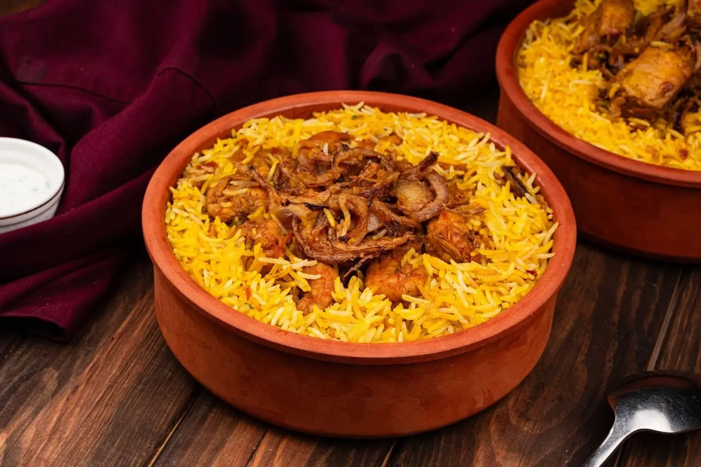 طاجن برياني روبيان