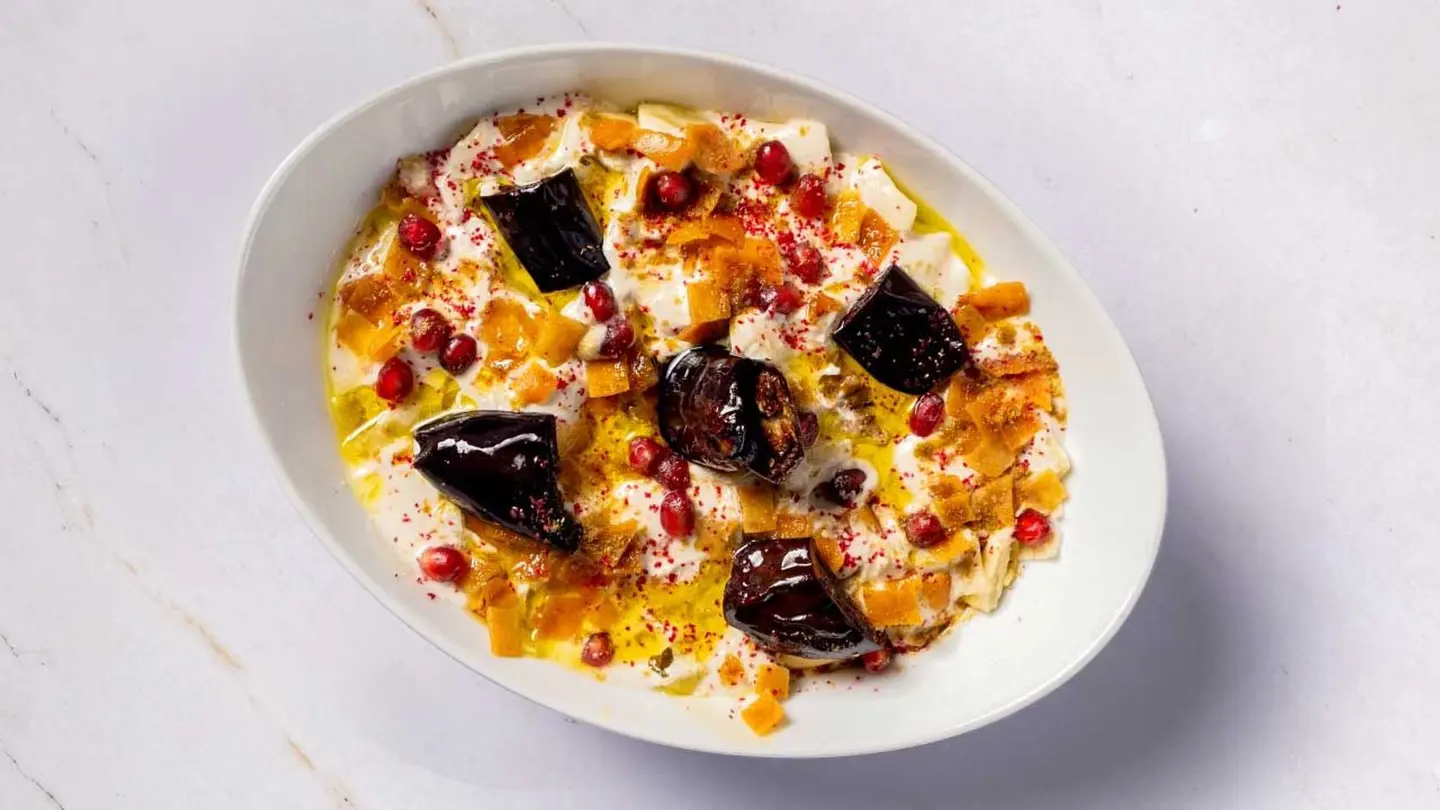 Eggplant Fatteh