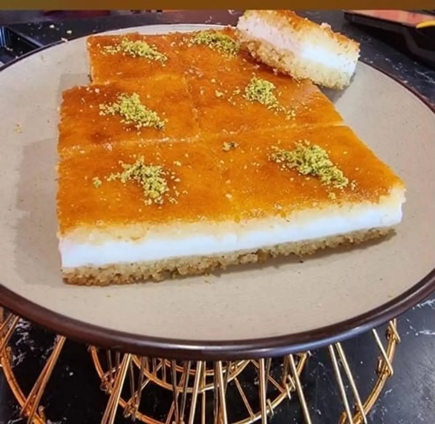 Cream Basbousa