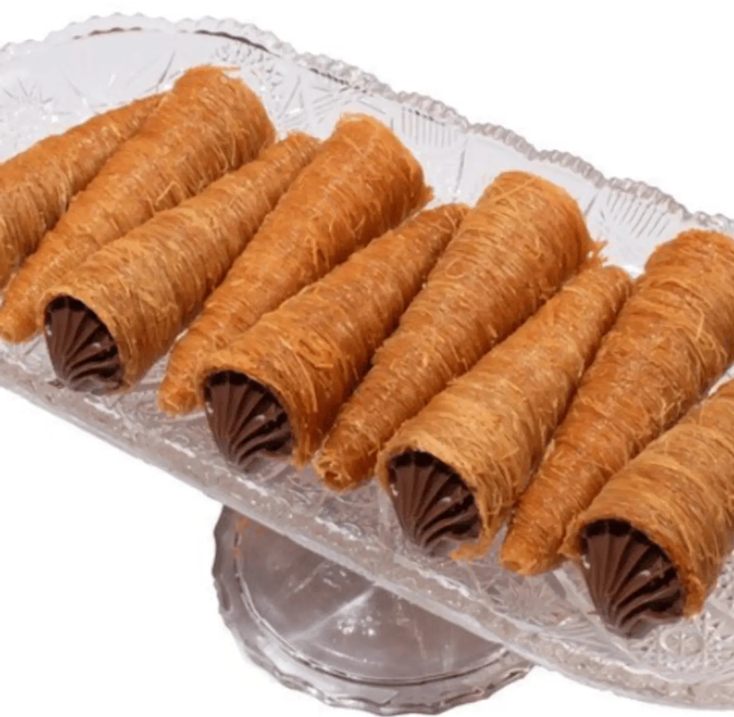 Kunafa Cones With Lotus