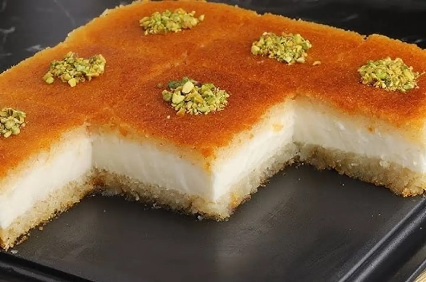 بسبوسه بلقشطه الطازجه