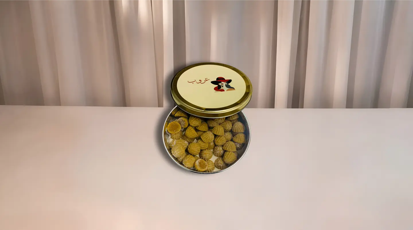 معمول عروب بالحليب المحموس