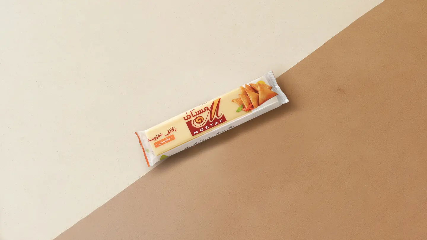 رقائق سمبوسة مقرمش ابيض