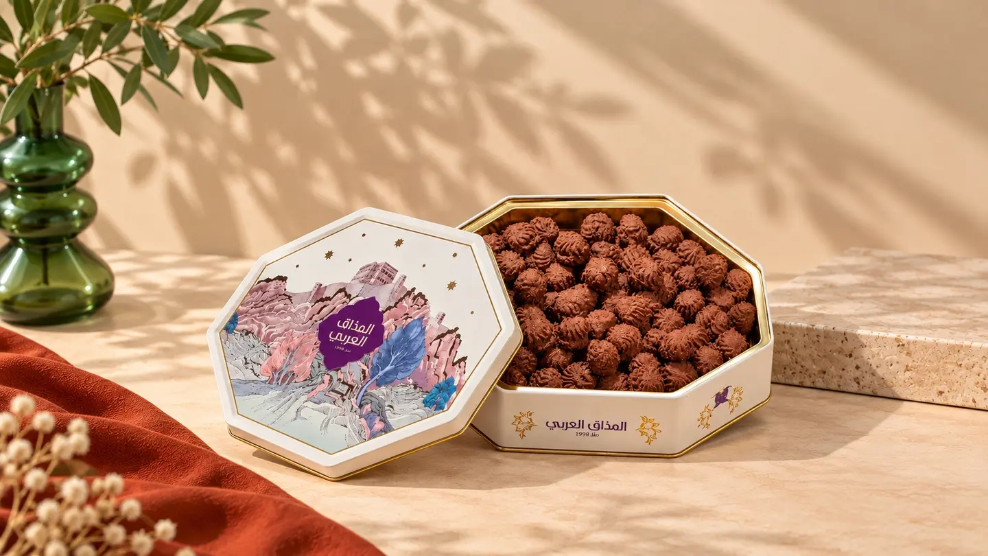 Chocolate Filled Petit Fours – Al Mthaaq Al Arabi