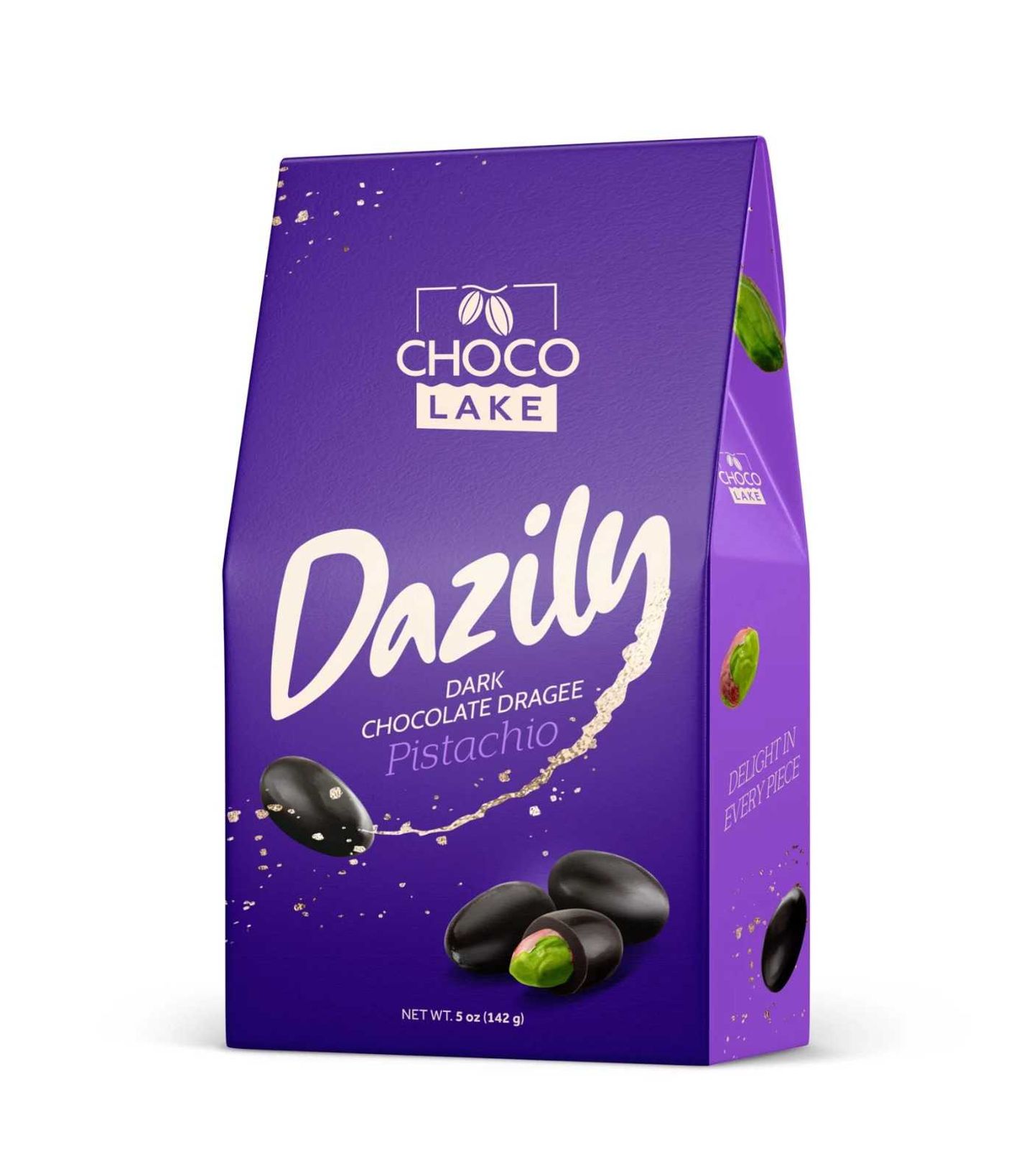 Pistachio Dark Chocolate Dragee (Chocolake Qutoof)