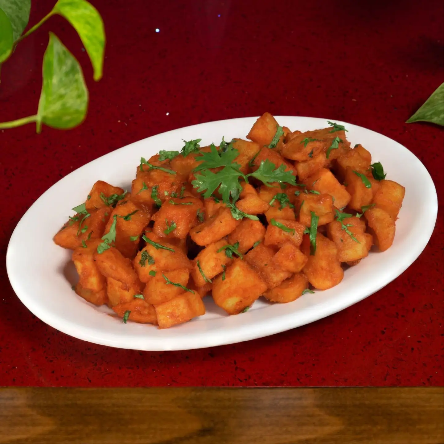 Spicy Potato Cubes