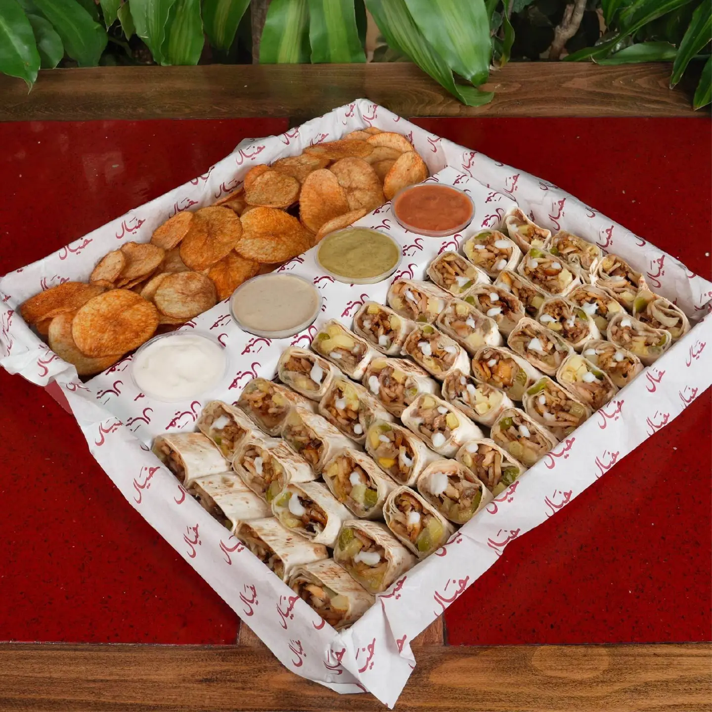Chicken Shawerma Sandwich Box (40 Pcs)
