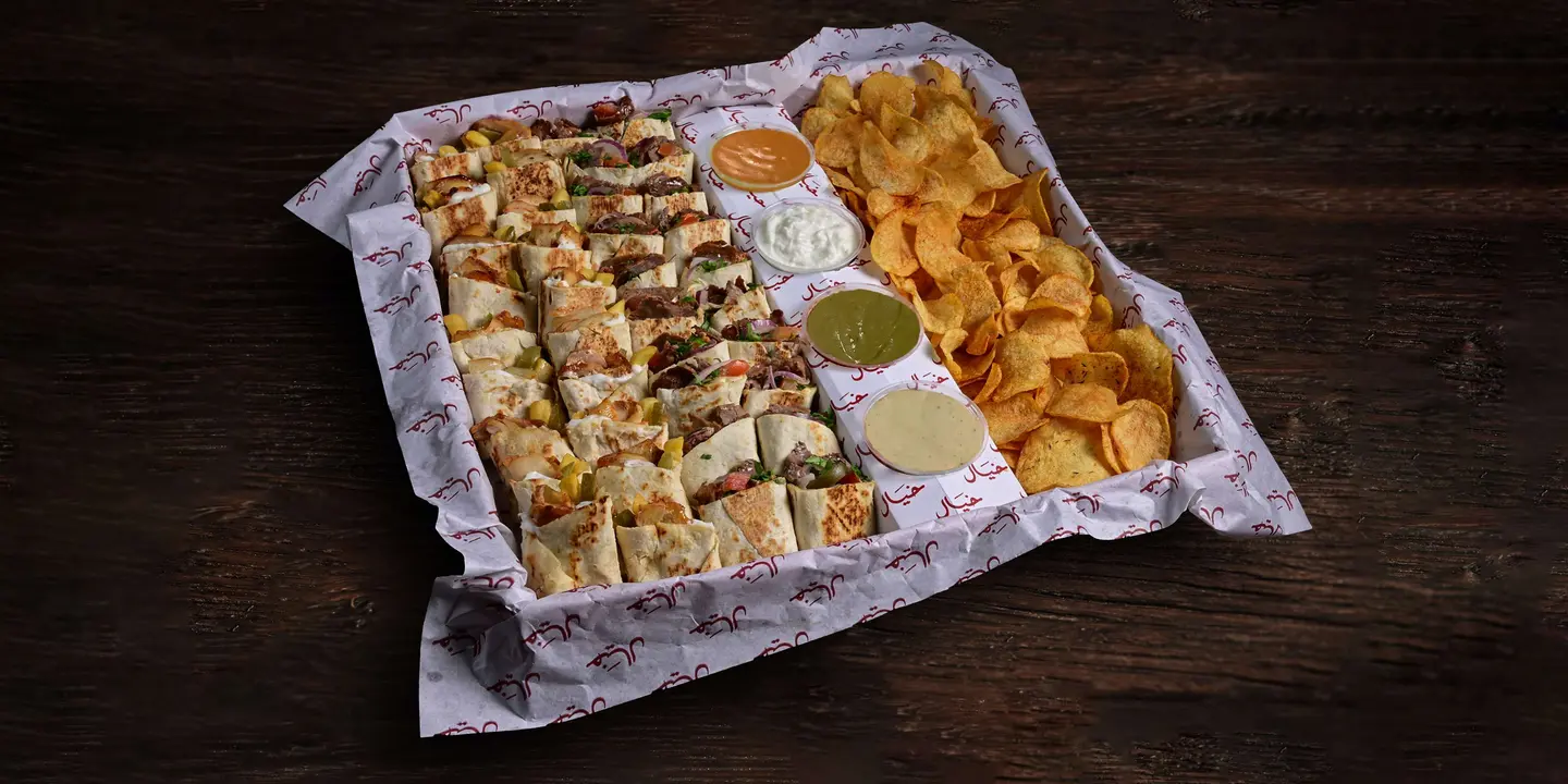 Mix Shawerma Sandwich Box (40 Pcs)