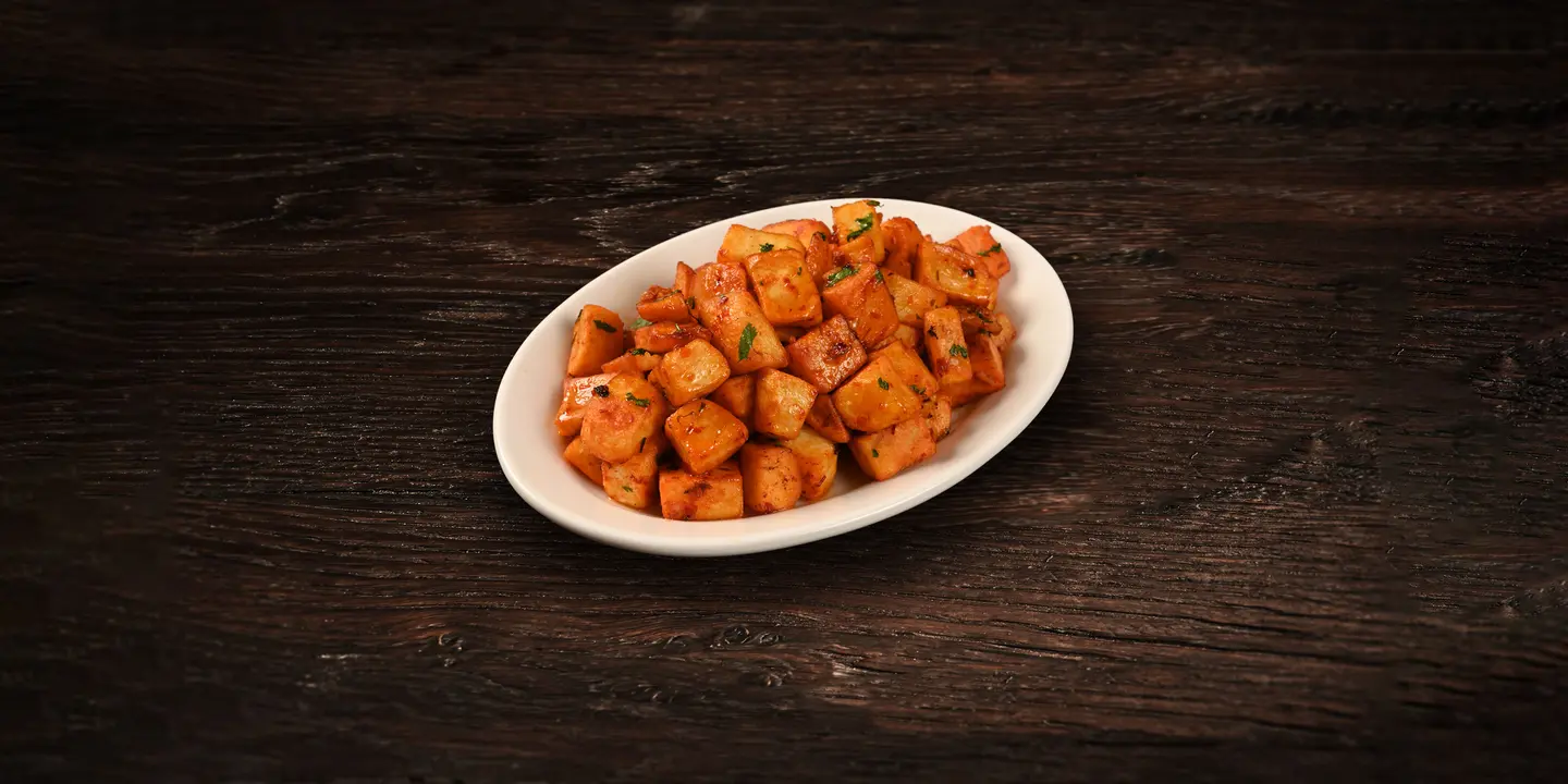 Spicy Potato Cubes