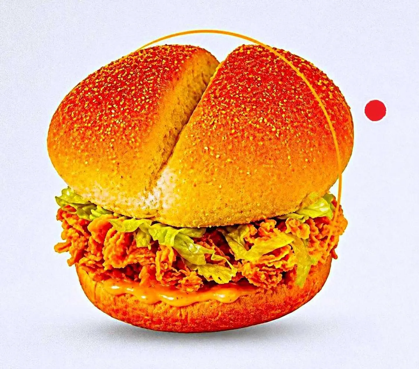 Zinger Burger Sandwich Cheese Sp