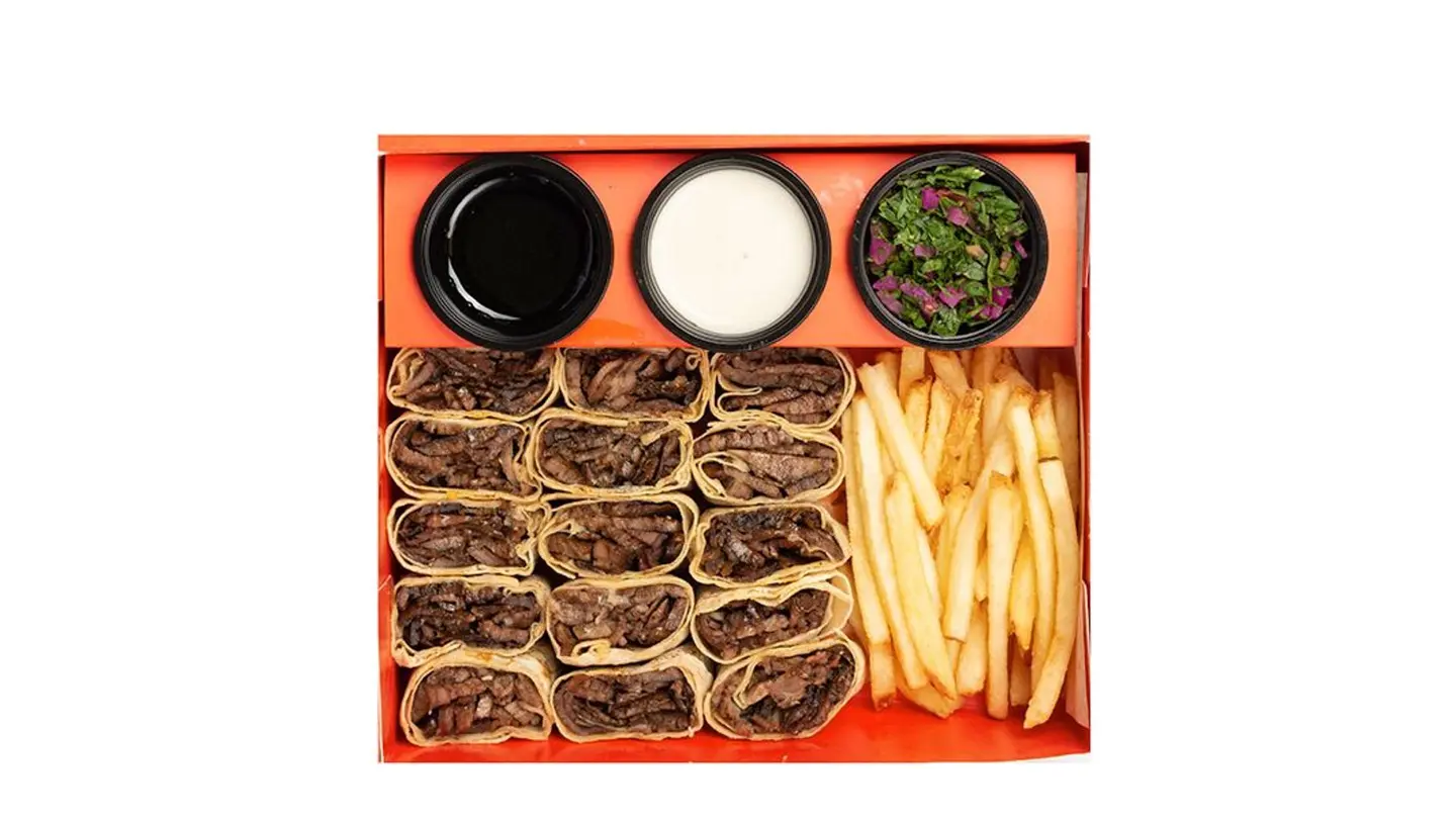 Arabic Beef Shawarma Box Double