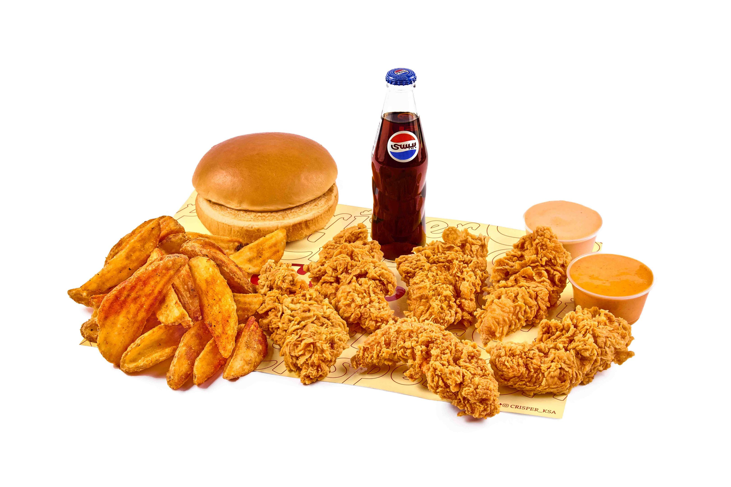 كرسبي تشيكن ستربس 6 قطع