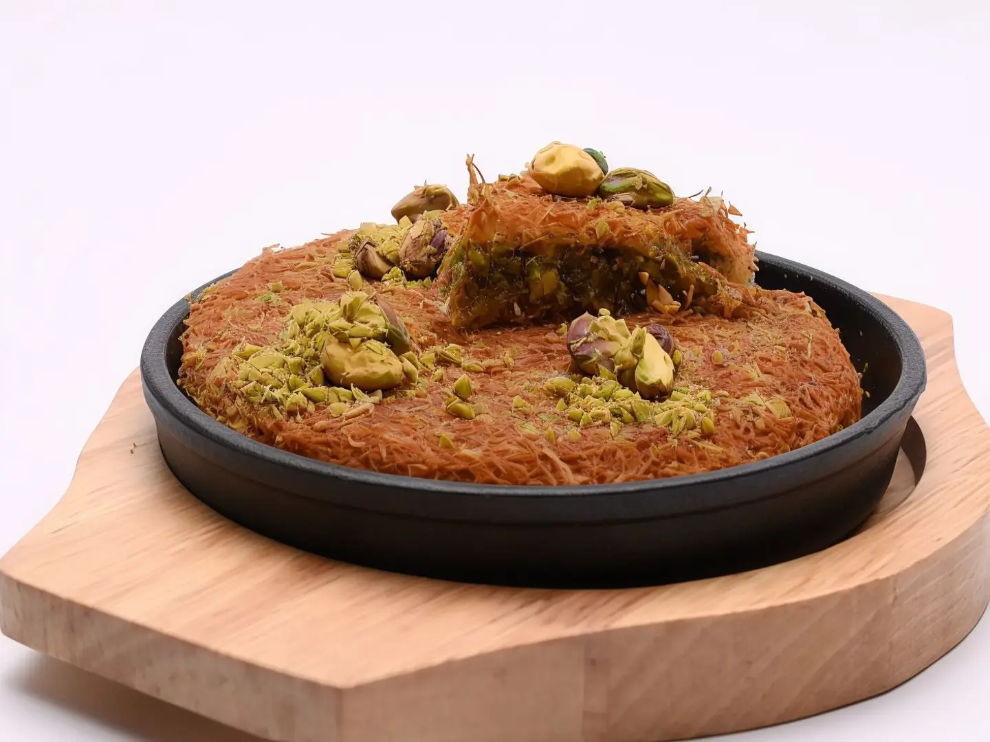 كنافة الفستق كتكوتة