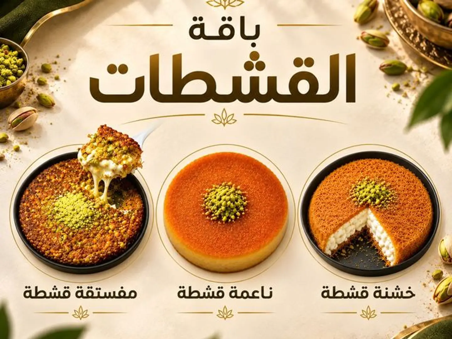 باقة القشطات