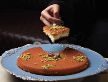 كنافة نابلسية بالقشطة كبير