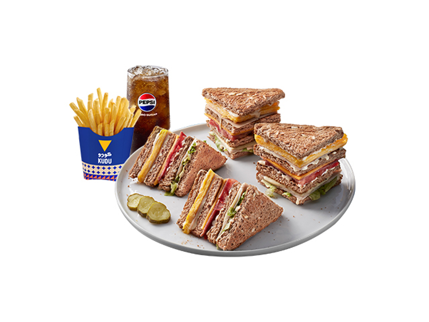 Combo Club Sandwich Multigrain Toast