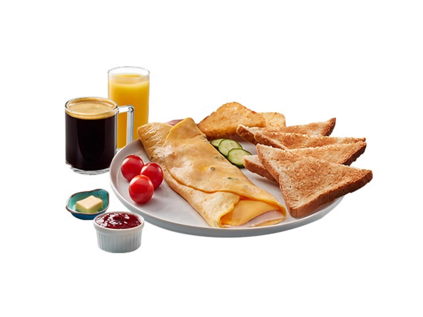 Club Breakfast White Toast