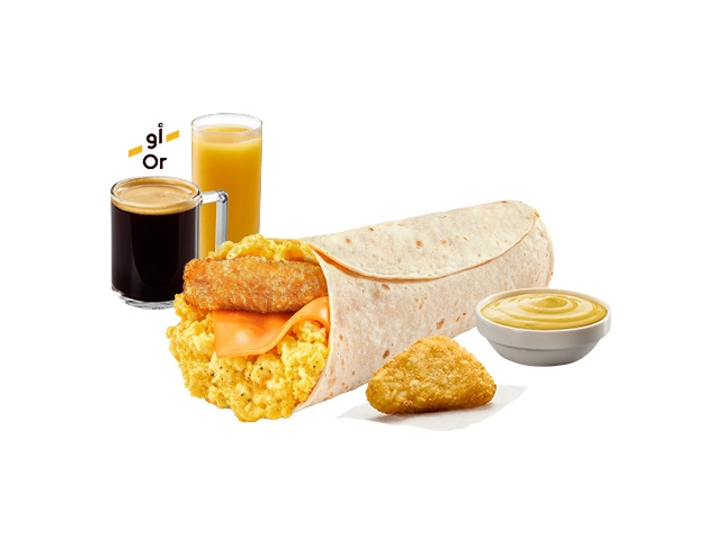 Combo Egg And Hotdog Wrap