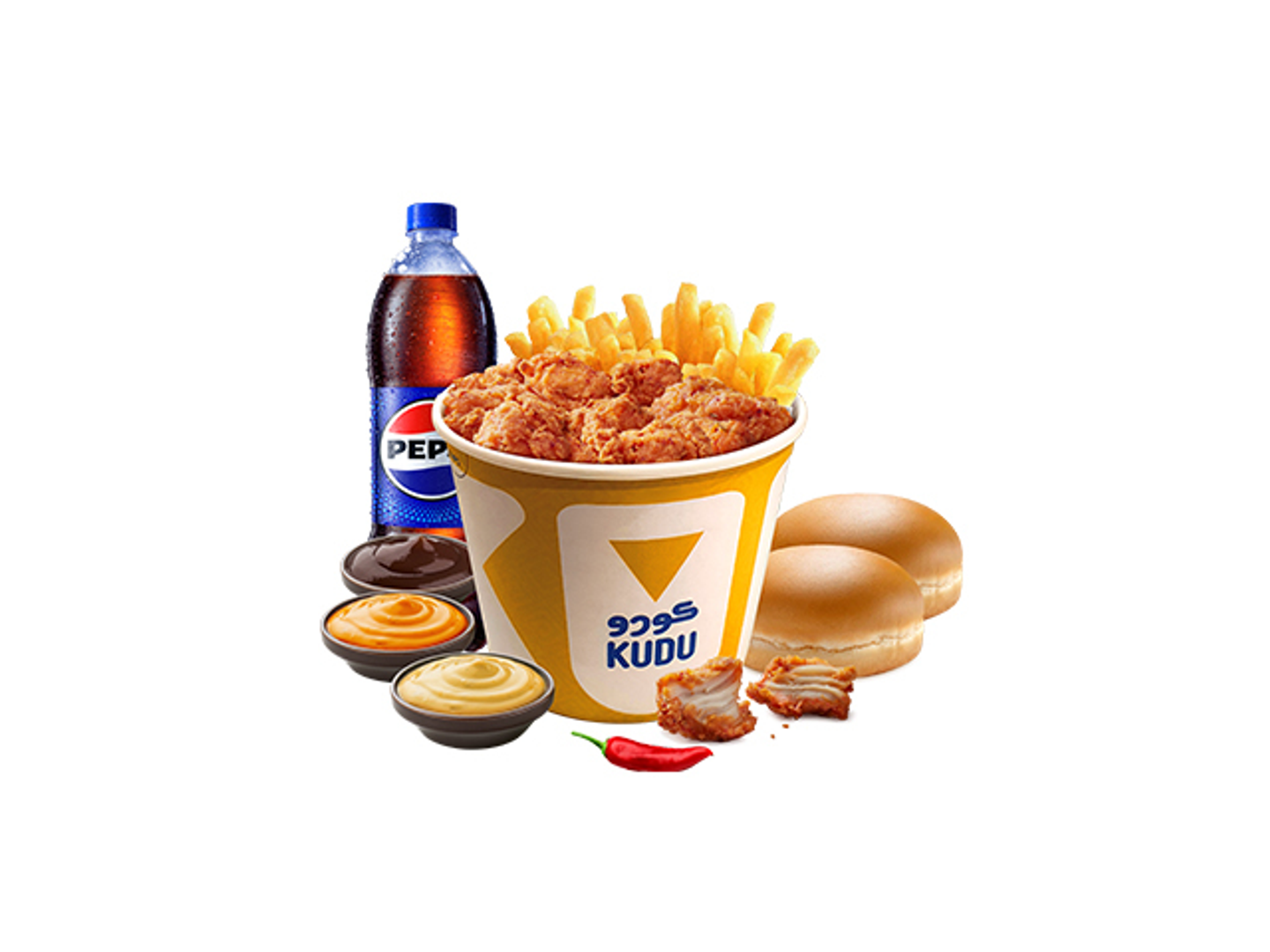 Chicken Bite Bucket Combo Spicy