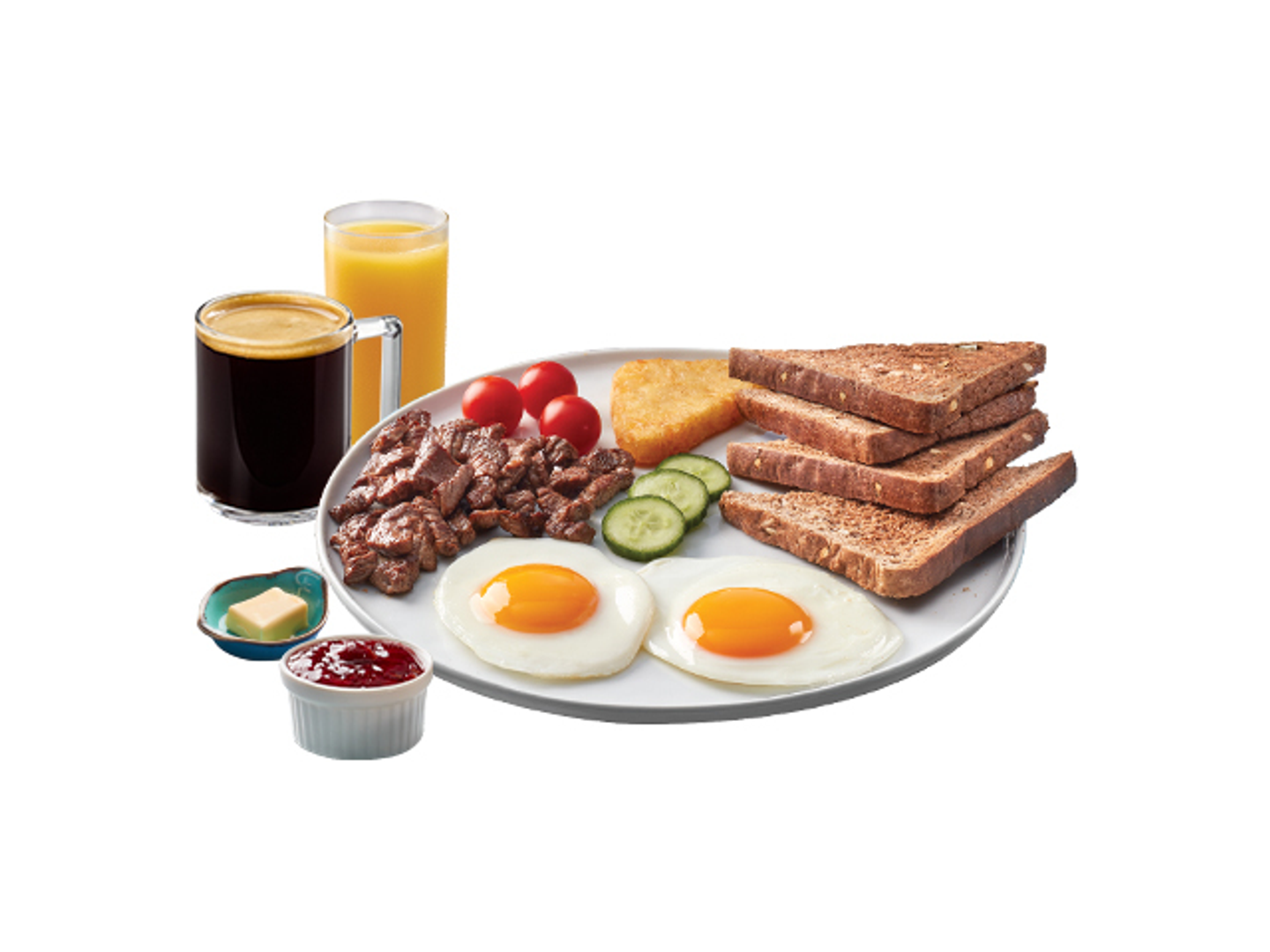 Steak & Eggs Multigrain Toast
