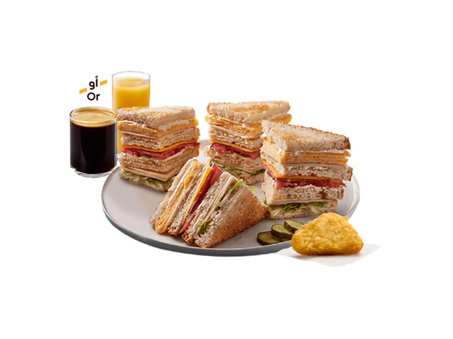 Combo Club Sandwich (White Toast)
