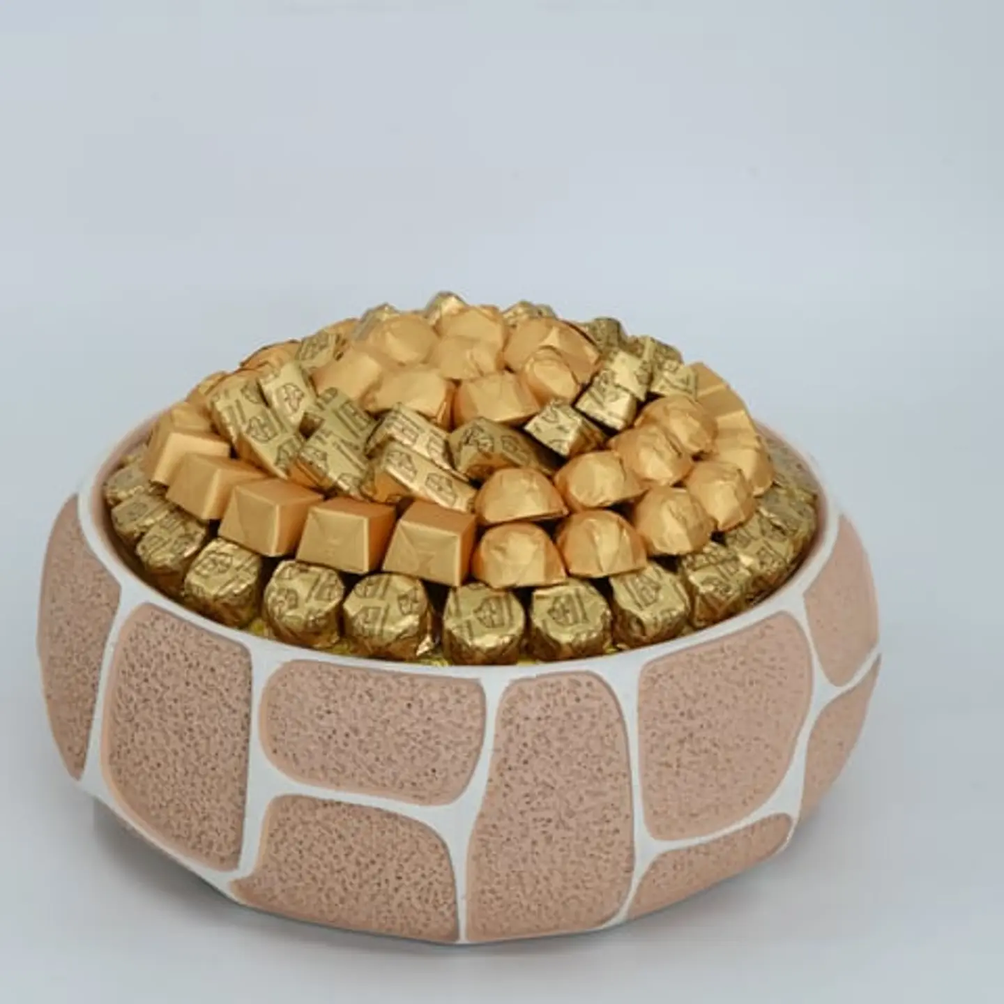 Sugar Mesh Resin Tray With Gold03003333