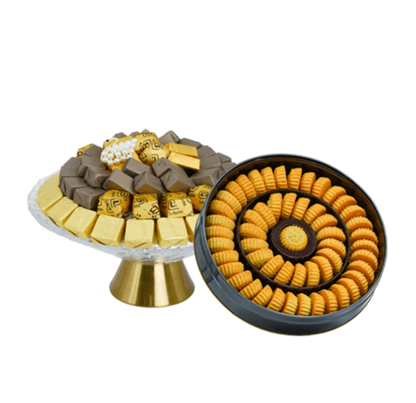 Wrapped Chocolate Tray + Large Maamoul 03003389