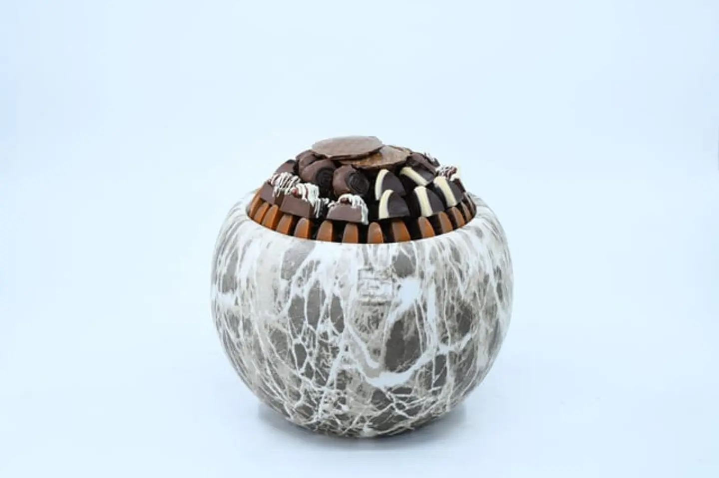 صينية سيراميك رخامي دائرية 03003324