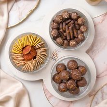 صينية جلد مبطنة فاخرة 03003628