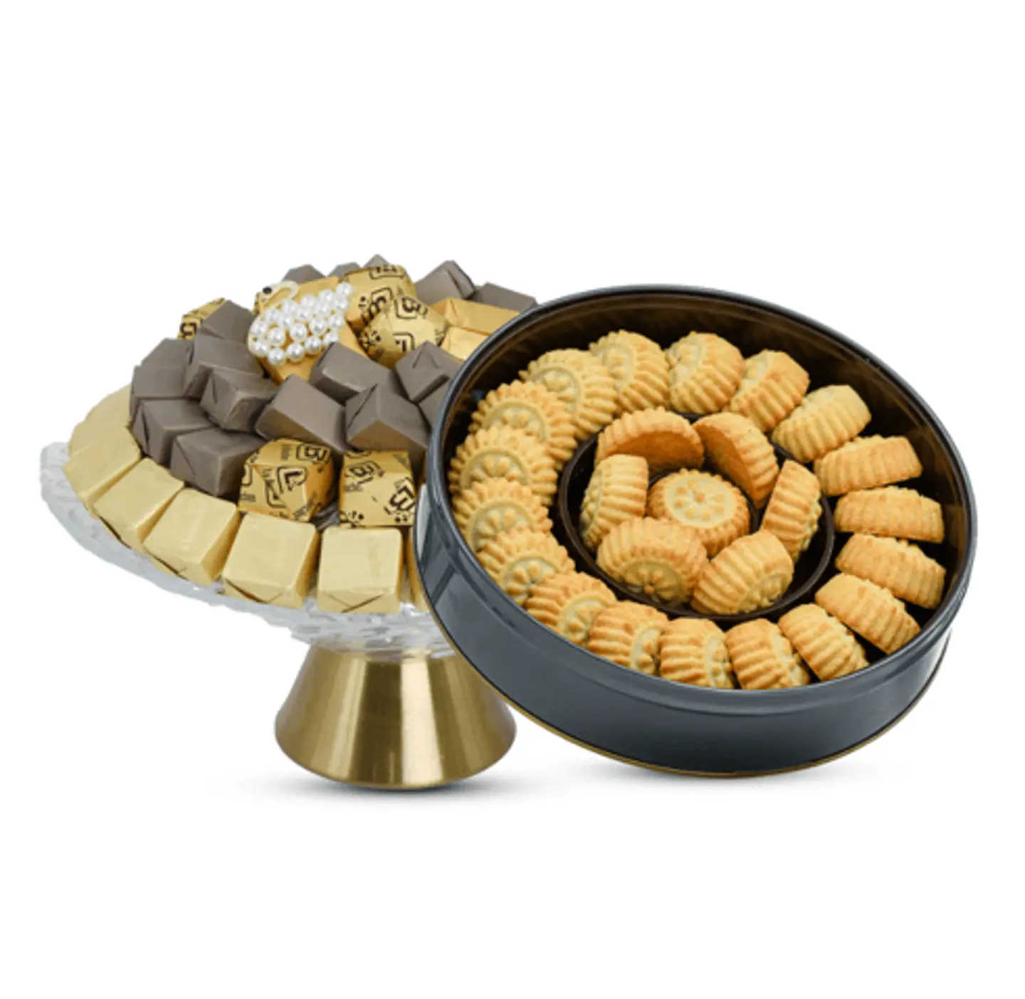 03003390 Wrapped Chocolate Tray + Mini Maamoul