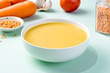 شوربة العدس (نباتية)