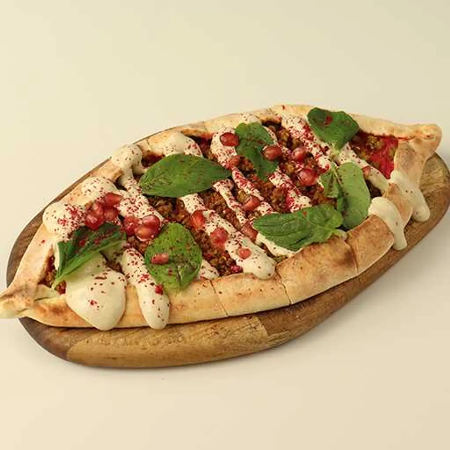 فطيرة فلافل بالحمص