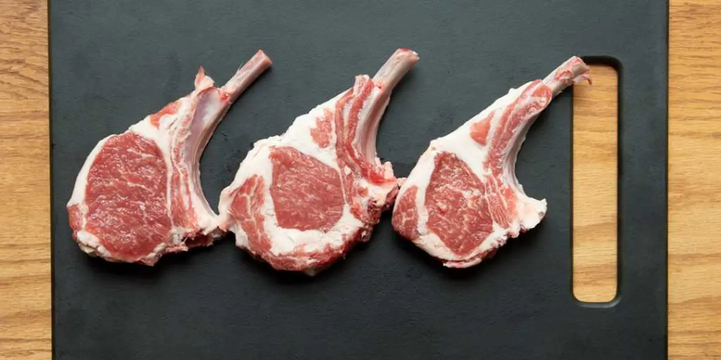 Raw Australian Lamb Chops 3 Pcs