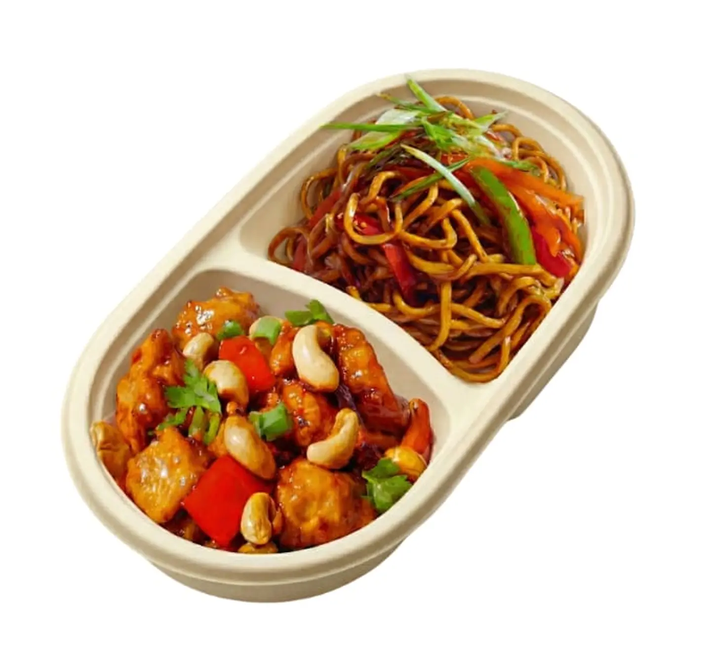 Cashew Chicken   Vegetable Noodles