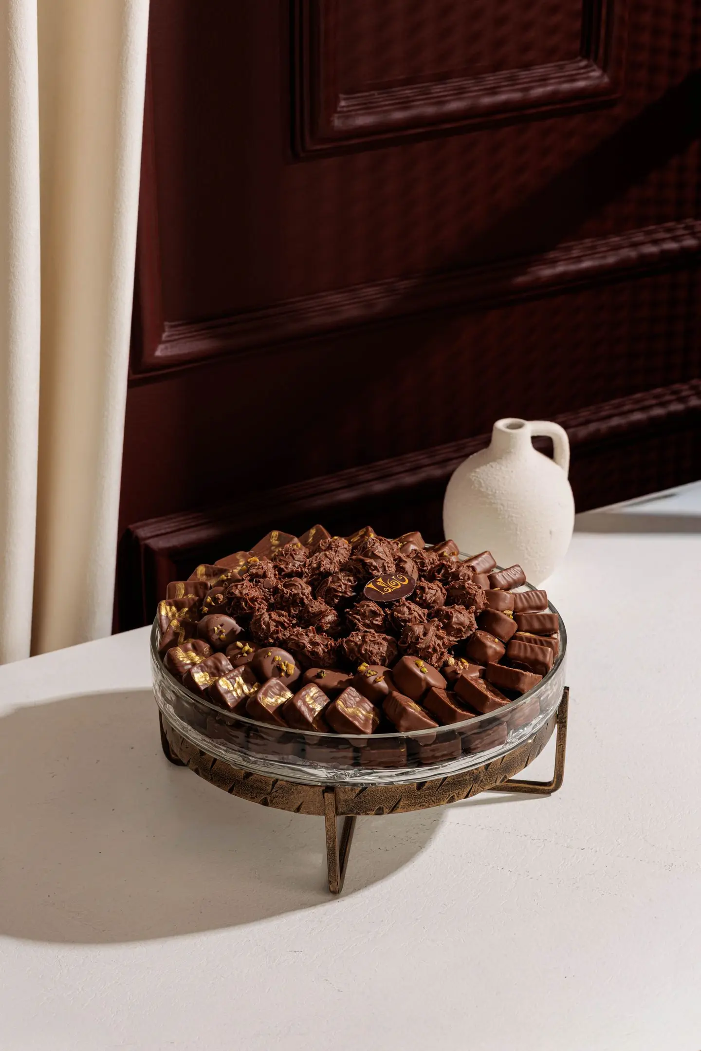 Glass Chocolate Plate