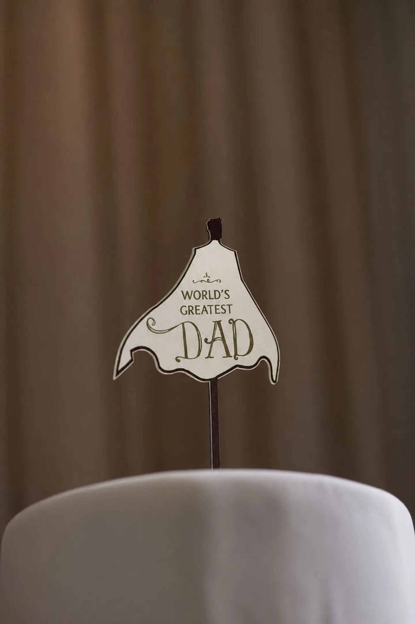 Cake Topper Worlds Greatest Dad