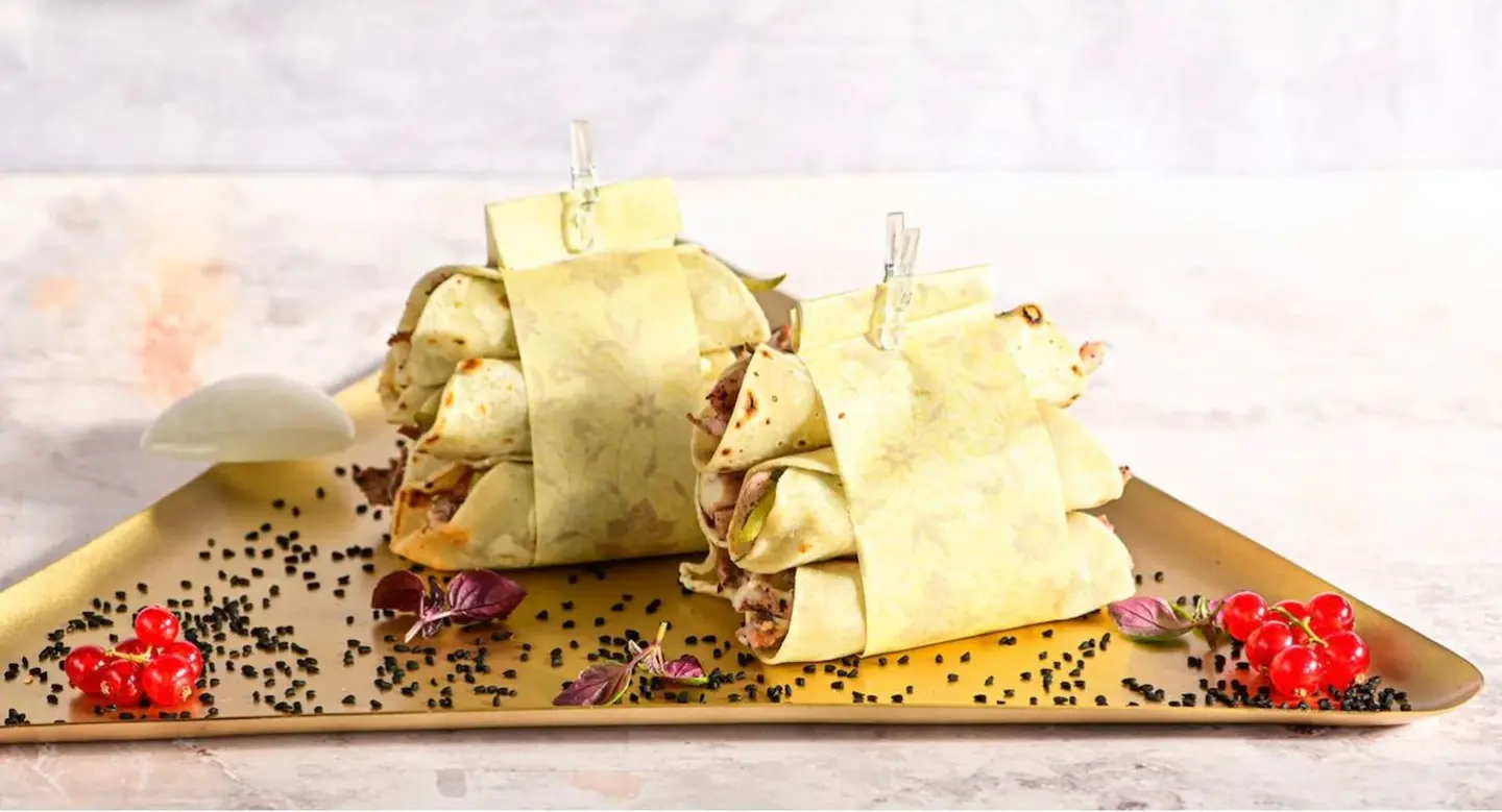Mini Chicken Shawarma Wraps