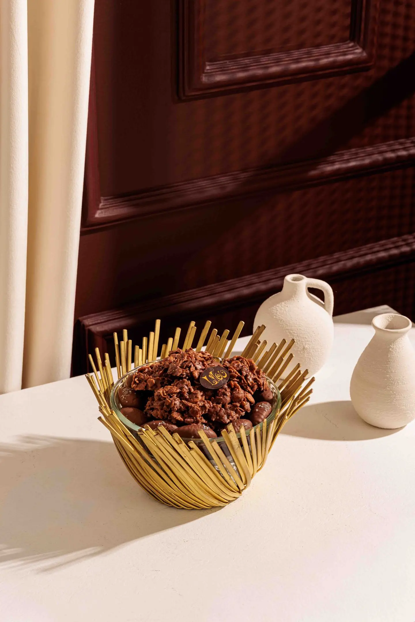 Gold Chocolate Plate