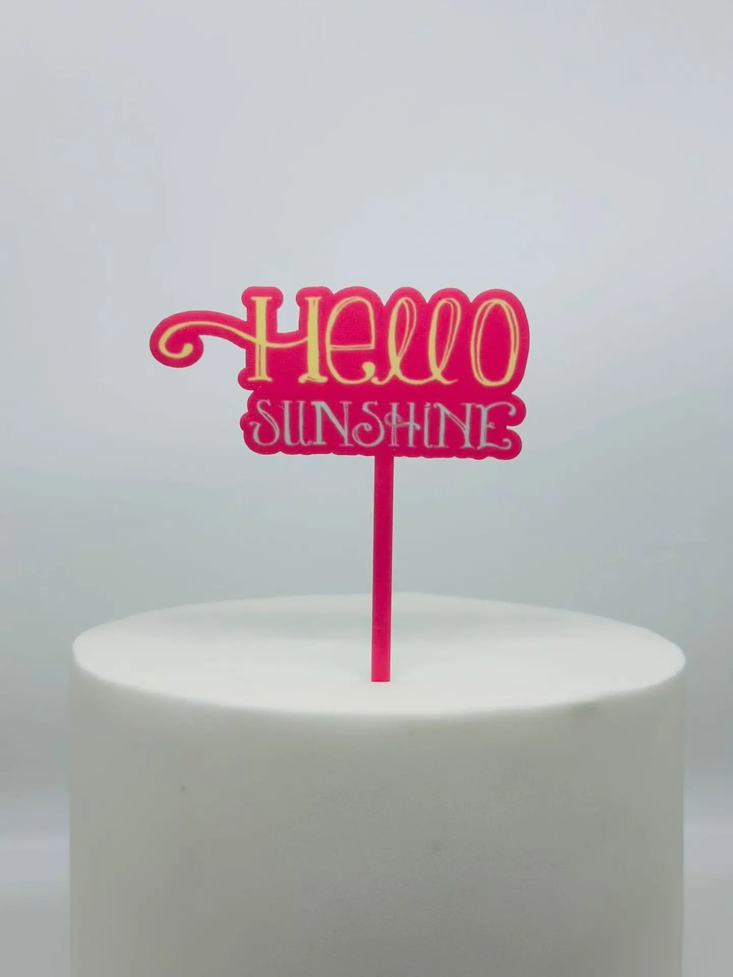 Cake Topper Hello Sunshine