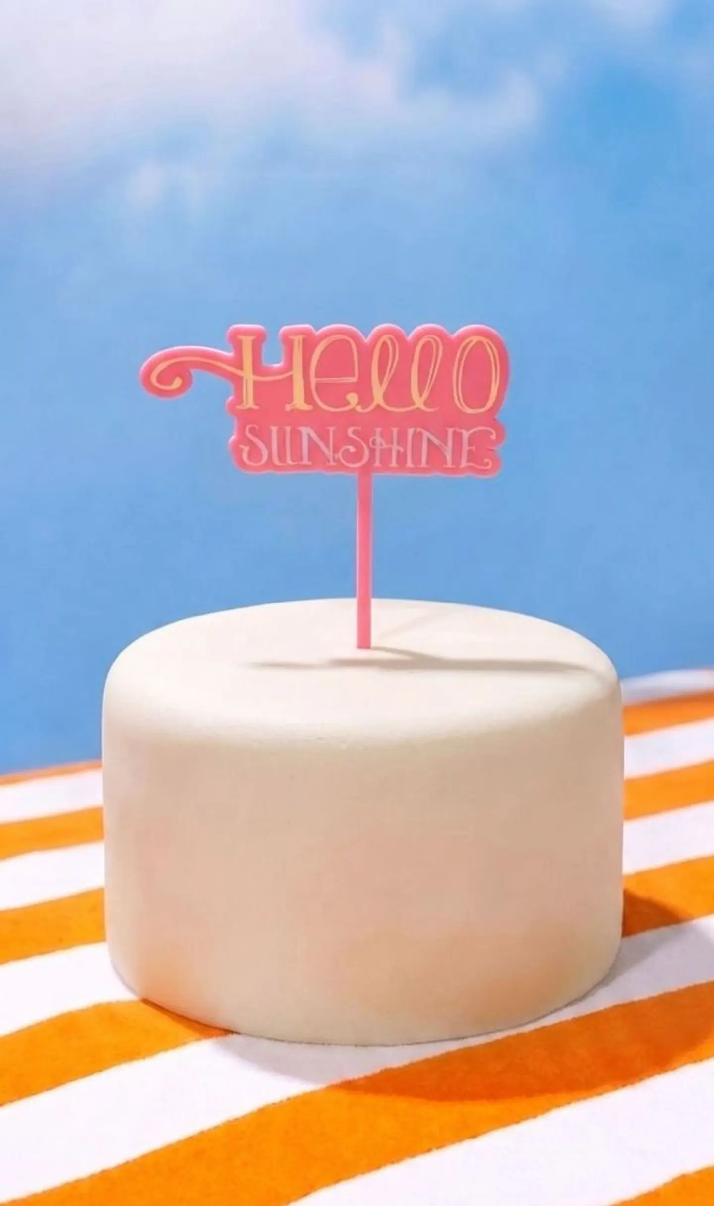 Cake Topper Hello Sunshine