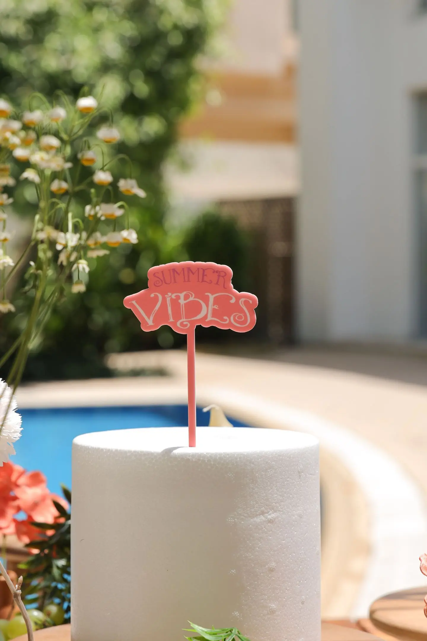 Cake Topper Summer Vibes