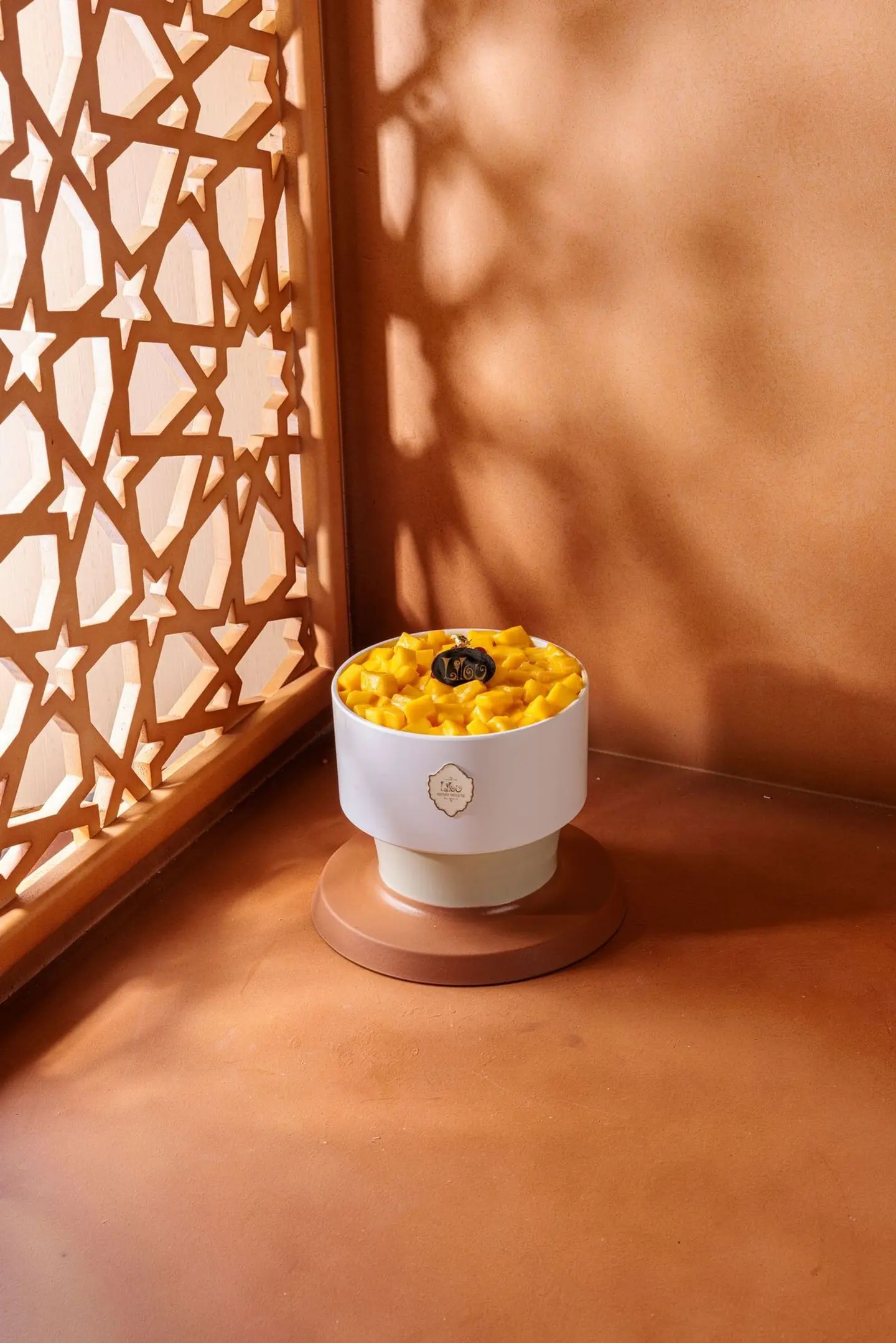 Golden Nights Mango Cake