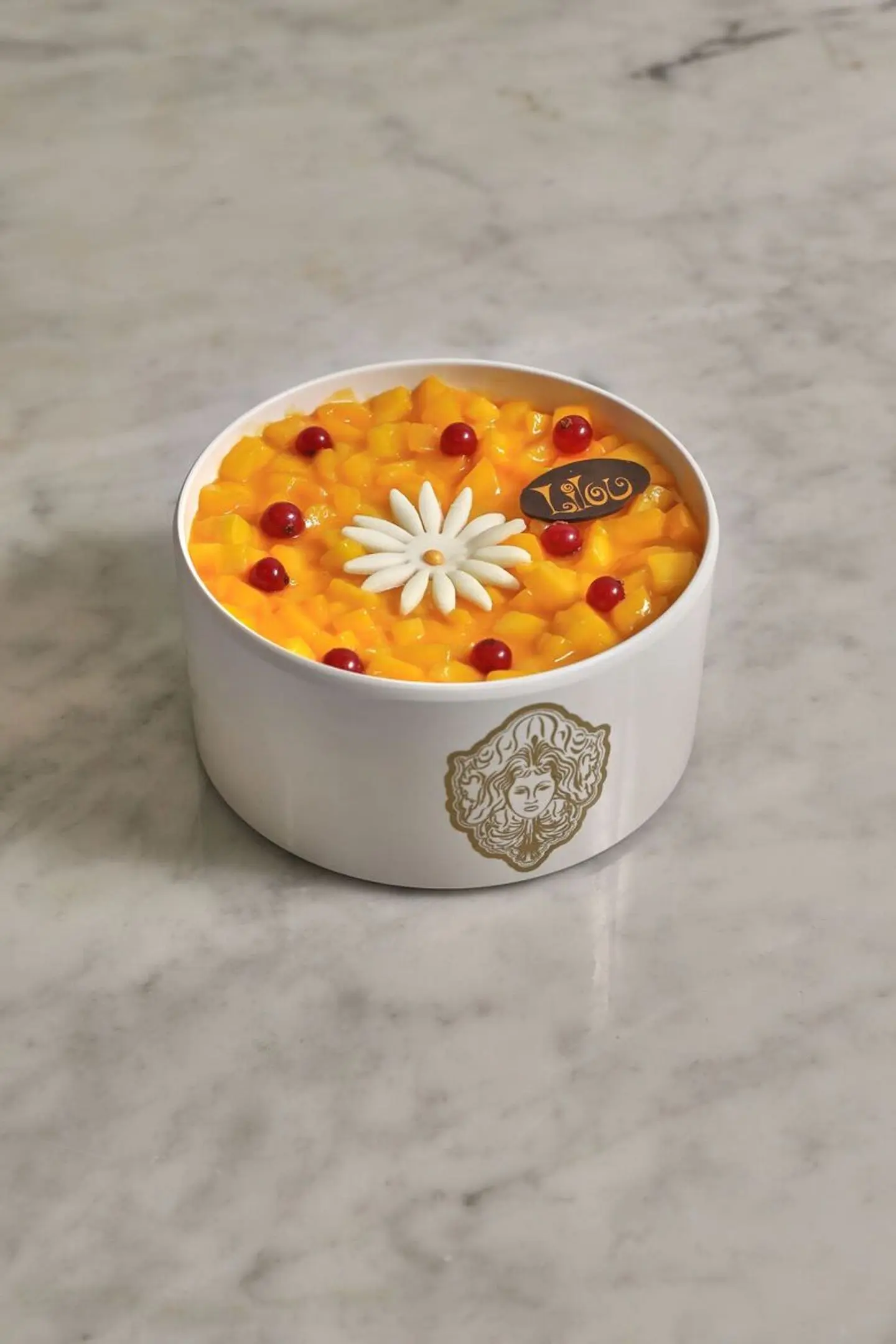 Golden Nights Mango Cake