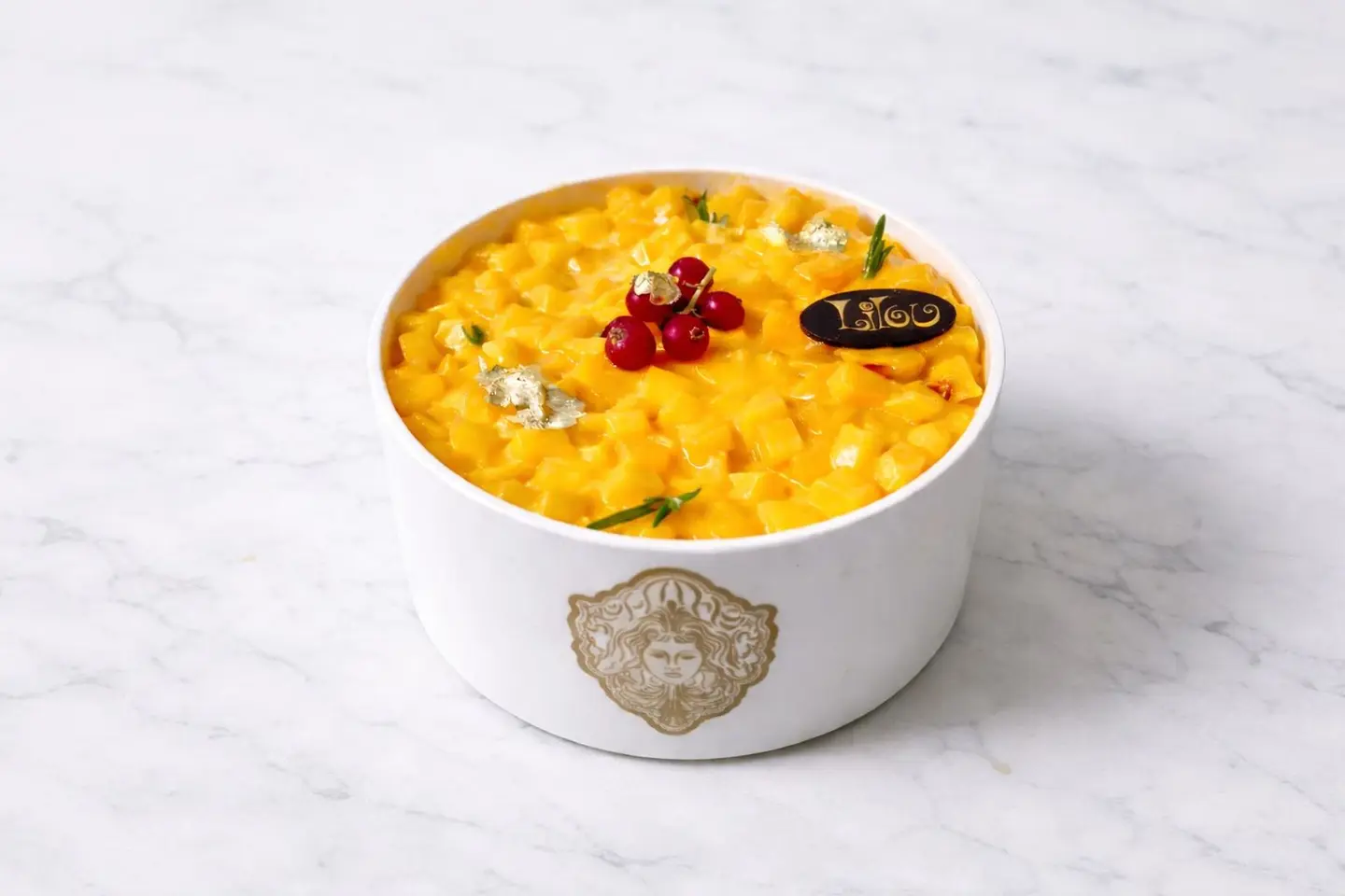 Golden Nights Mango Cake