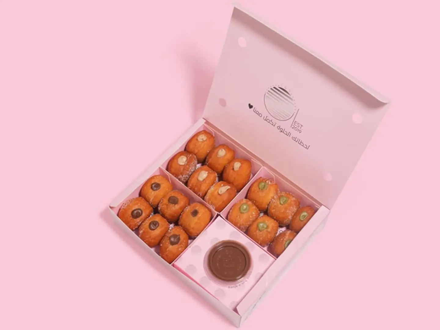 Stuffed Donuts 18 Pieces