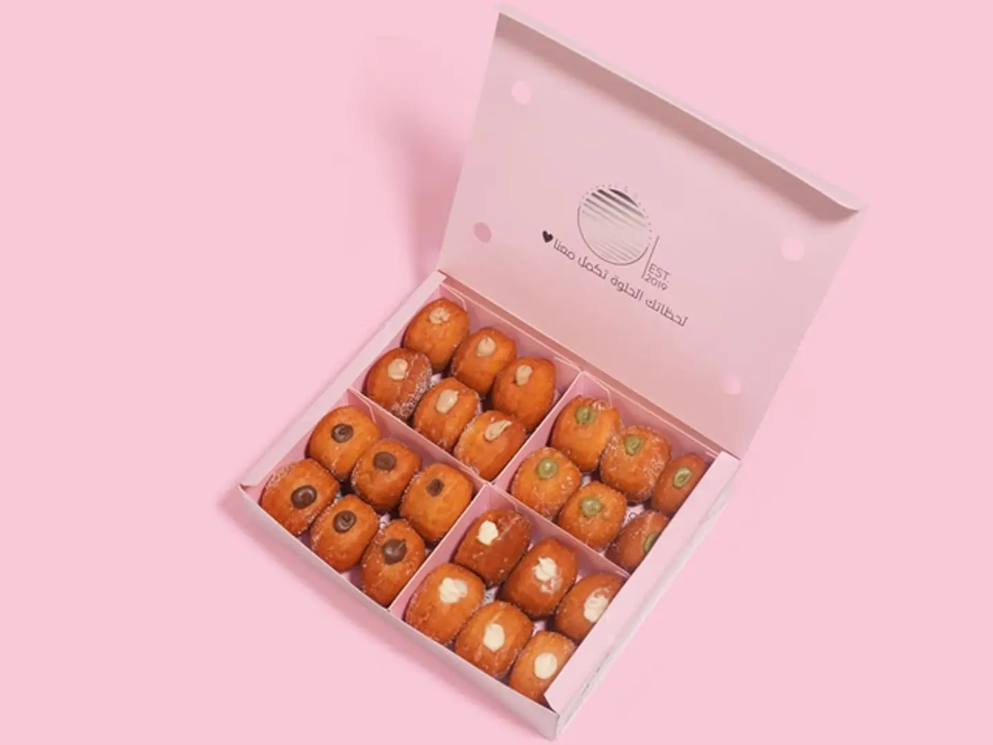 Stuffed Donuts 24 Pieces