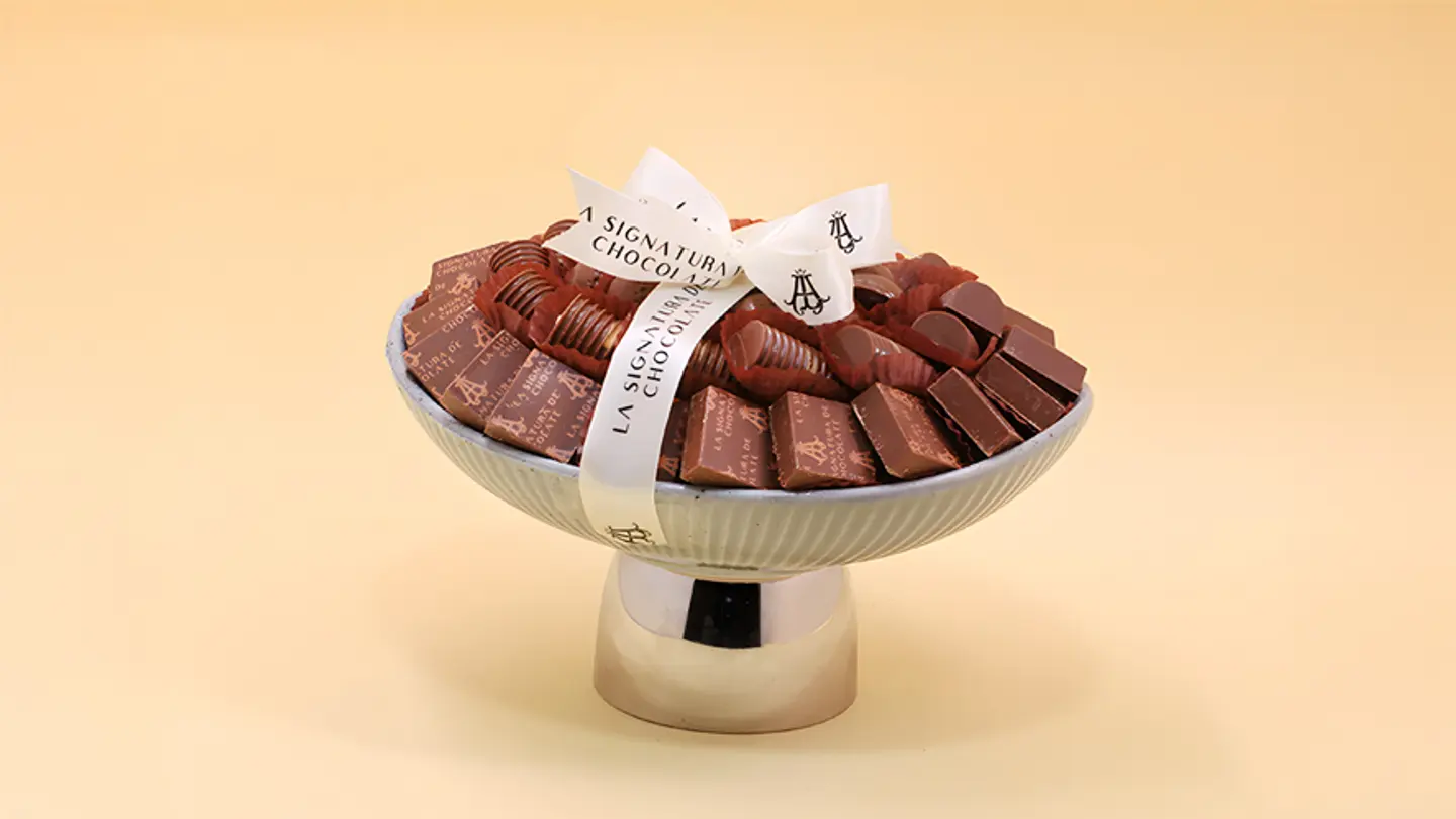 Ceramic Tray With Exposed Chocolate 1809