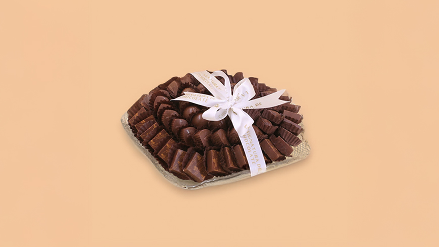 Silver Tray Open Chocolate 1850