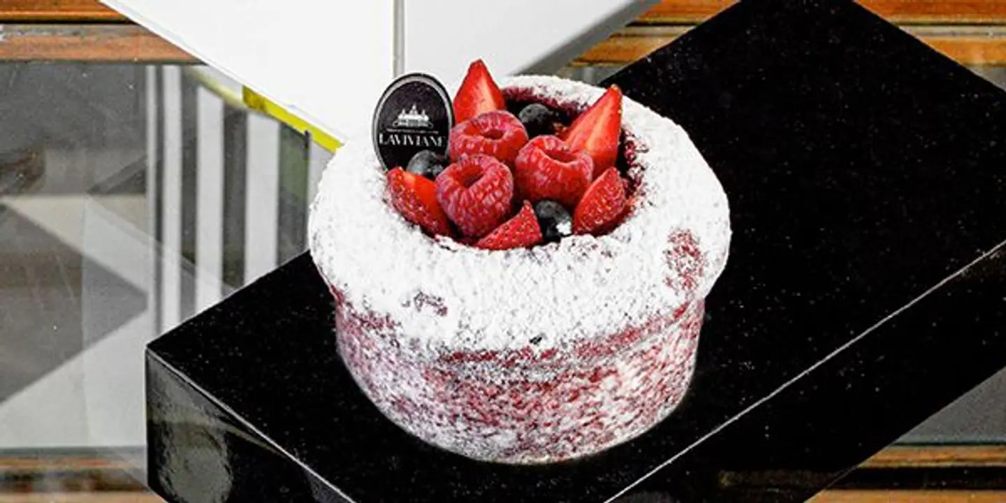 Red Velvet Volcano Cake Small